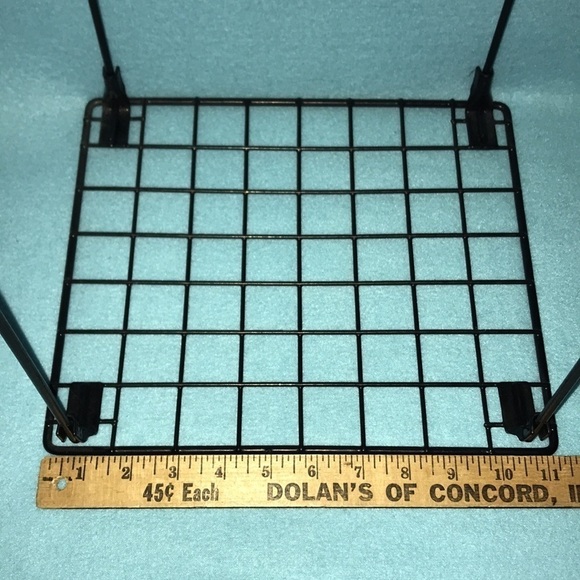 📚LOCKER shelf foldable black coated metal - Picture 5 of 7